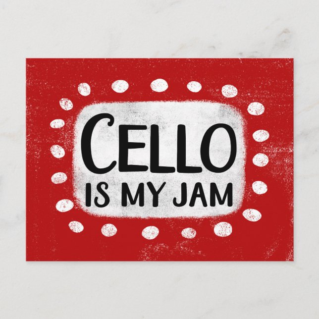 Cello Es Mi Postal De Jam (Anverso)