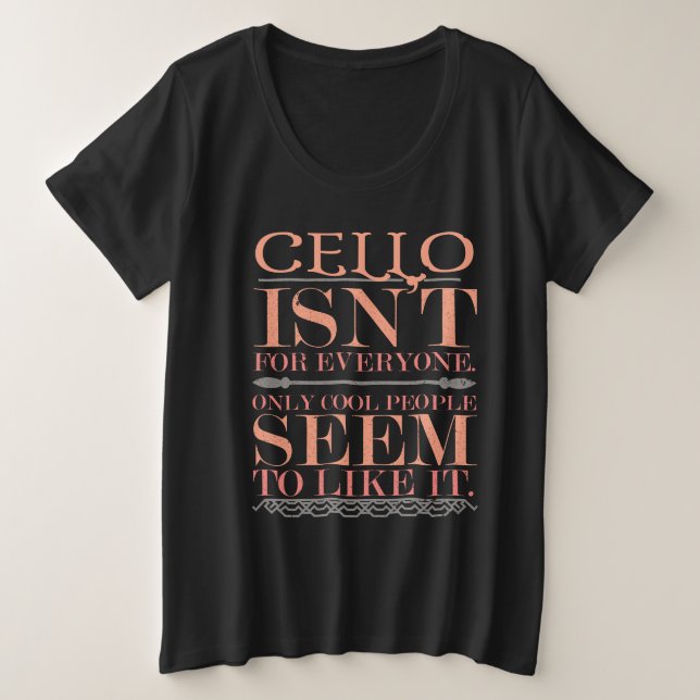 Cello no es para todos solo gente de Guay (Anverso del diseño)