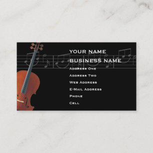 Cello - Tarjeta de presentación de música