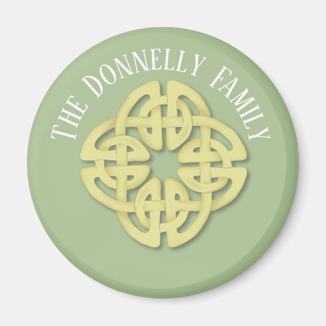 Celta, imán redondo de 2¼ pulgadas (Frente)
