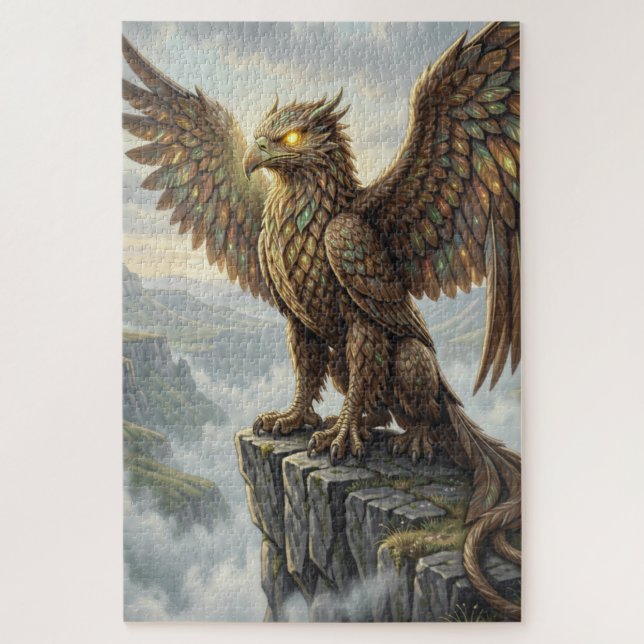 Celtic Griffin Jigsaw Puzzle (Vertical)