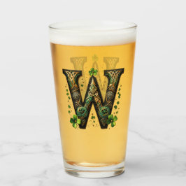 Celtic Monogram Pint Glass