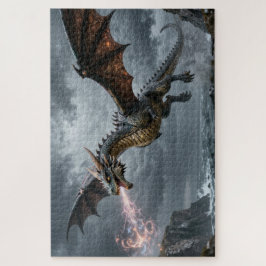 Celtic Spirit Animal Dragon Jigsaw Puzzle
