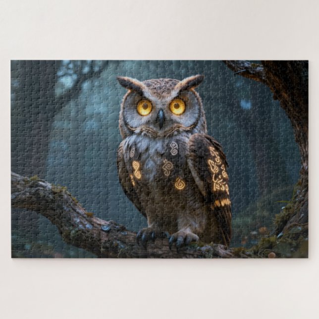 Celtic Spirit Animal Owl Jigsaw Puzzle (Horizontal)
