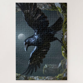 Celtic Spirit Animal Raven Jigsaw Puzzle