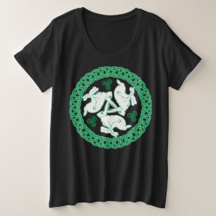 Celtic Triskele Hares