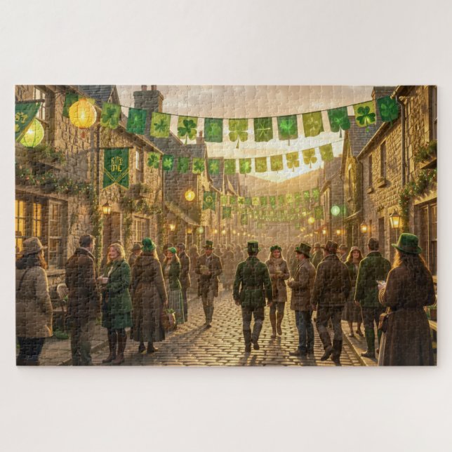 Celtic Village Festival Jigsaw Puzzle (Horizontal)