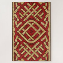 Celtic Welsh Knotwork Jigsaw Puzzle
