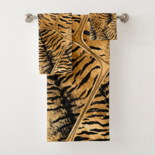 Células Faux Fur del Tigre de oro