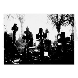 Cementerio gótico espeluznante
