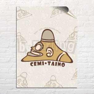 Cemi Taino Puerto Rico Poster de descarga de arte