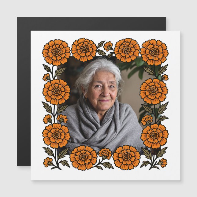 Cempasúchil Ofrenda Altar Día de Muertos (Anverso/Reverso)