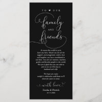 Cena boda, Posición de configuración Tarjeta de ag