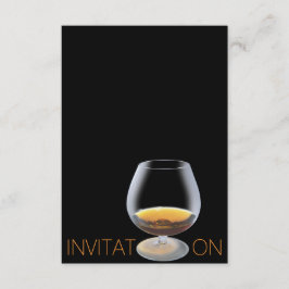 Cena de bebida de moda Invitación personalizada Vi