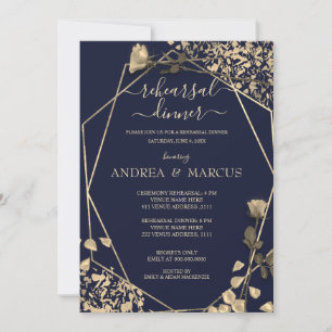 Cena de Boda Deep Blue y Champagne