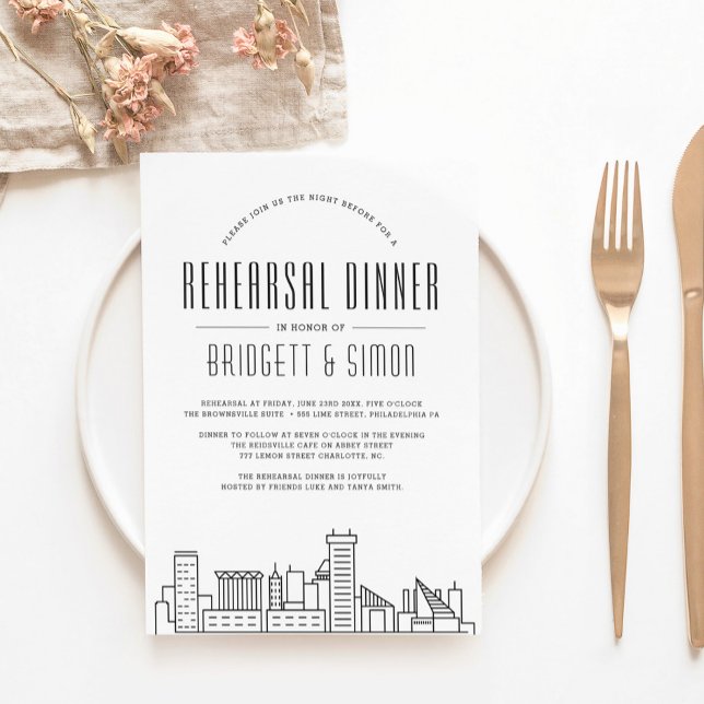 Cena de ensayo de Baltimore | Invitación a Skyline (Subido por el creador)