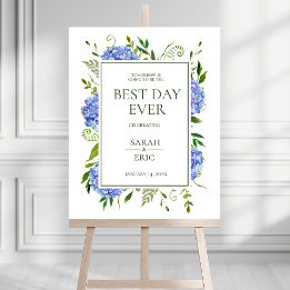 Cena de ensayo de Hydrangeas azules