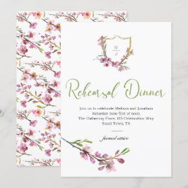 Cena de Ensayo Floral de Flor de Cerezo Rosa