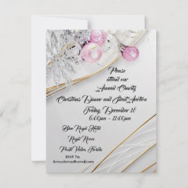 Cena de navidades e invitación a subasta silencios