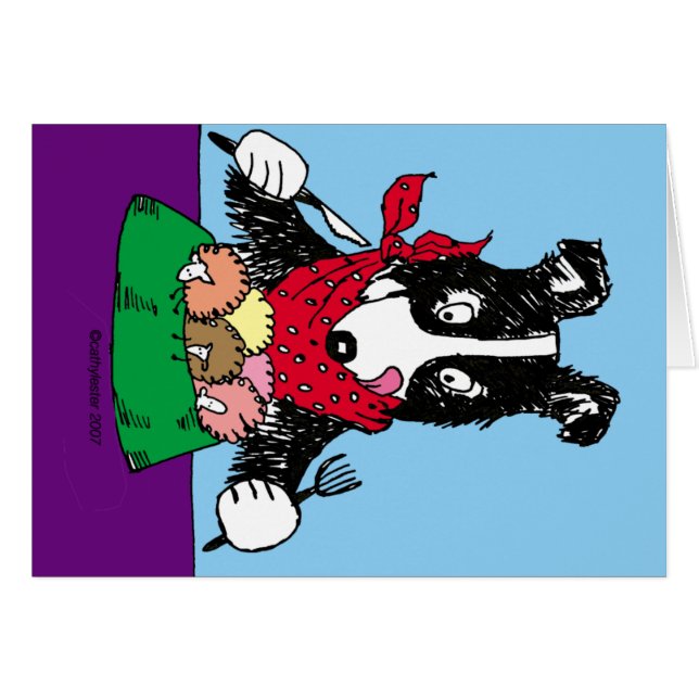 Cena del border collie (Anverso (Horizontal))