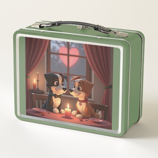 Cena el día de San Valentín 4 2 Almuerzo Metalizad (Reverso)