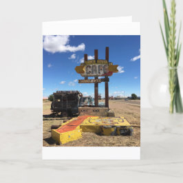 cena en la tarjeta del tucumcari (espacio en