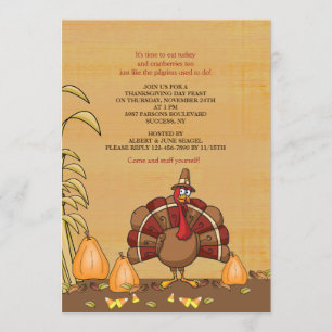 Cena en Turquía Invitación a dar gracias