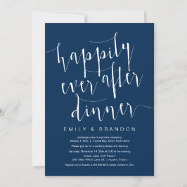 Cena Feliz para Siempre, Invitación de Boda Fugada