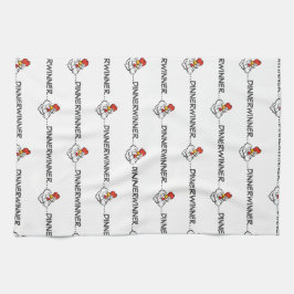 "Cena Ganadora" Toalla de parrillada Esfuerzo Olím