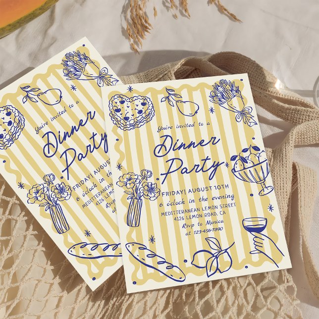 Cena italiana La Dolce Vita Invitación a cumpleaño (Subido por el creador)