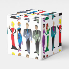 Cena Los Huéspedes Favorecen Las Cajas