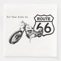 Servilleta de papel Ruta 66
