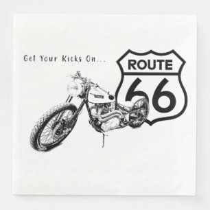 Cena Servilleta de papel Ruta 66