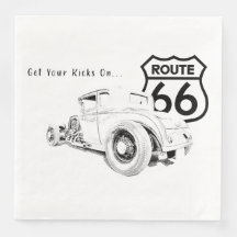 Servilleta de papel Ruta 66