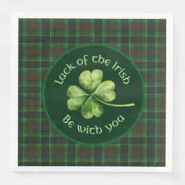 Cena Suerte de la servilleta de papel irlandesa
