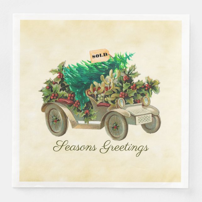 Cena Traer a casa la servilleta de papel de árbol (Anverso)