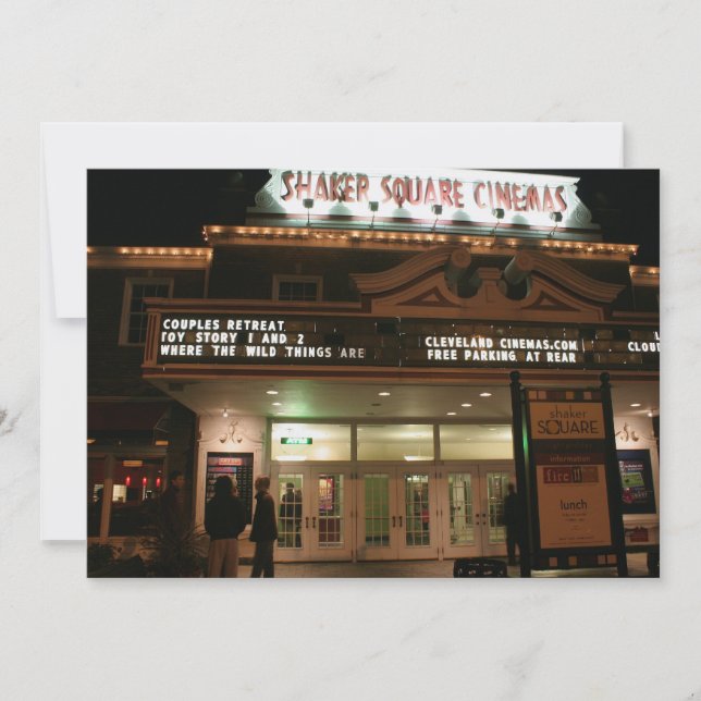 Cena y la invitación al cine (Anverso)