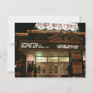 Cena y tarjeta de respuesta de películas