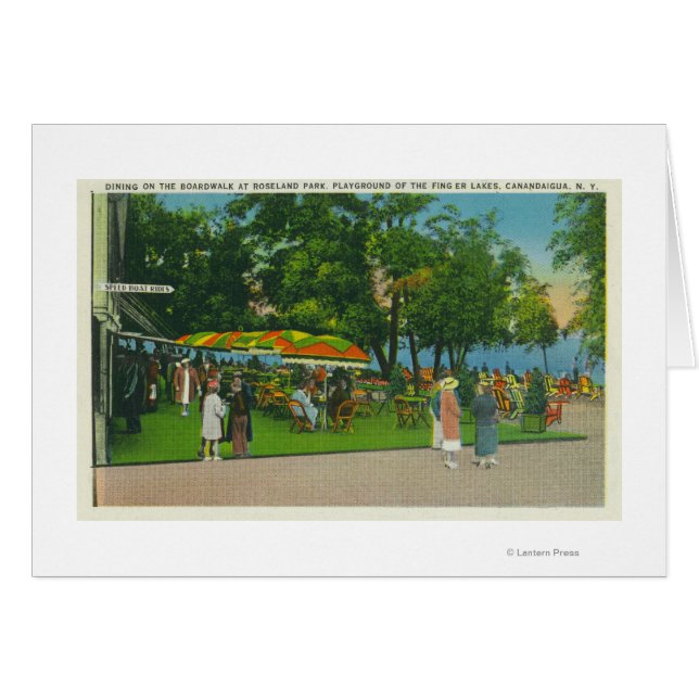 Cenar en el paseo marítimo de Roseland Park Scene (Anverso (Horizontal))