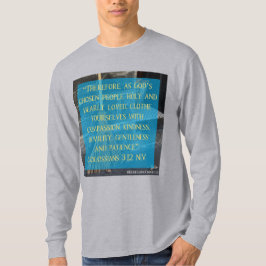 Cenicienta Colossian 3:12 Camisa de manga larga