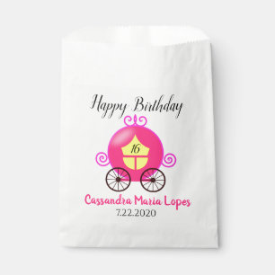 Cenicienta entrenador Chica Bolsas de Favor de la 