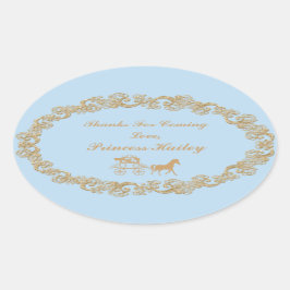 Cenicienta Fiesta Gracias Pegatina