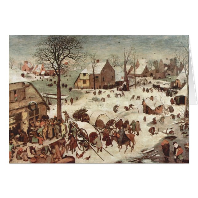Censo en Belén de Pieter Bruegel (Anverso (Horizontal))
