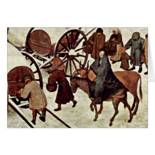 Censo en Belén, detalle por Bruegel D. Ä. Piete