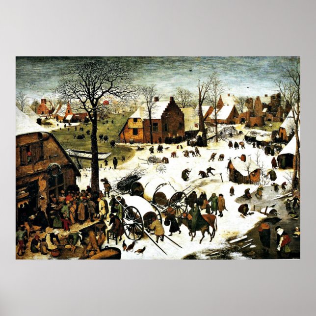 Censo en Belén, el arte de Pieter Bruegel (Frente)
