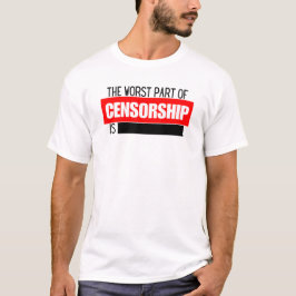 Censura en camiseta