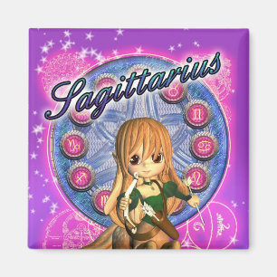 Centaur femenino lindo del imán del zodiaco del