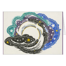 Centelleo, centelleo, poca tarjeta de la estrella