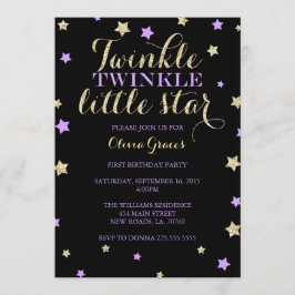 Centelleo del centelleo pocas invitaciones del