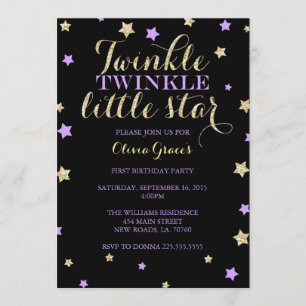 Centelleo del centelleo pocas invitaciones del